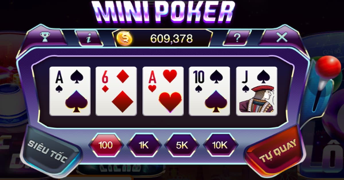 Giới thiệu về Mini game Poker tại 789Club